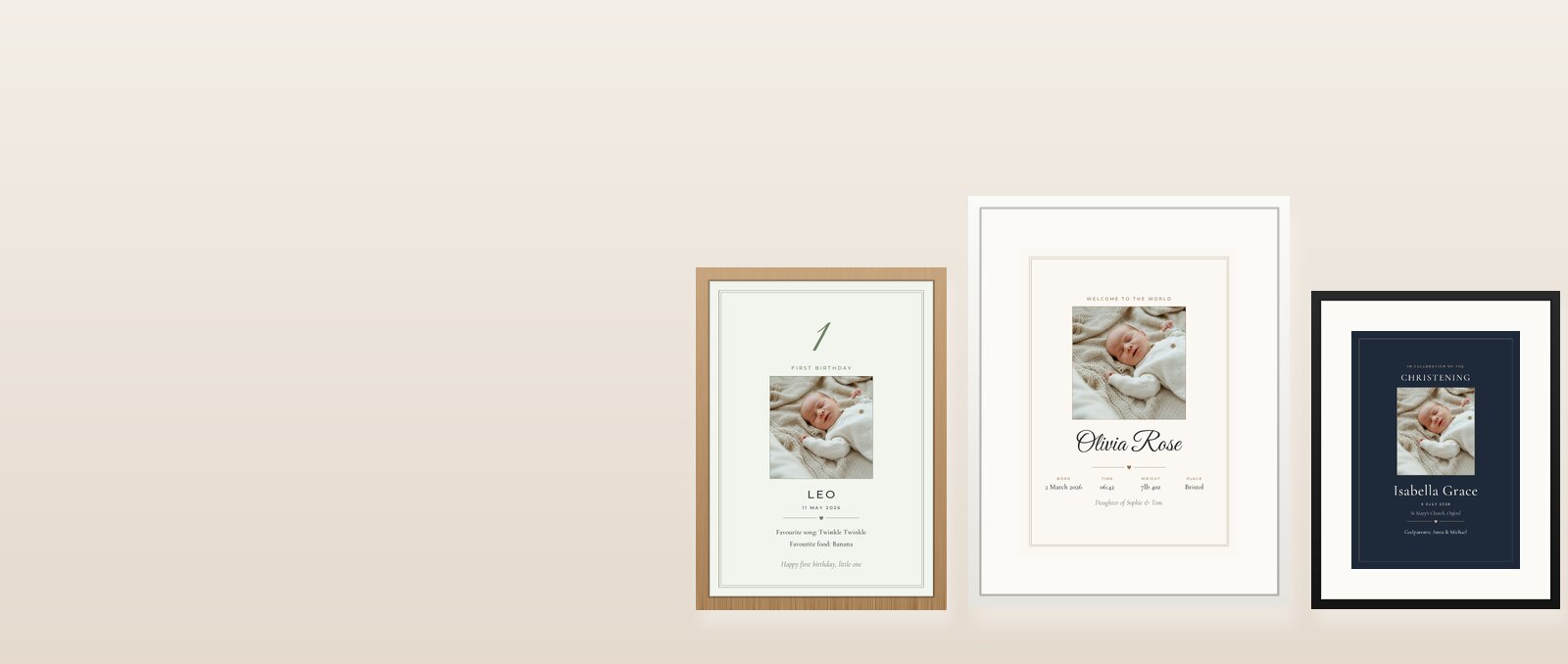 FONDLORE banner – baby-christening