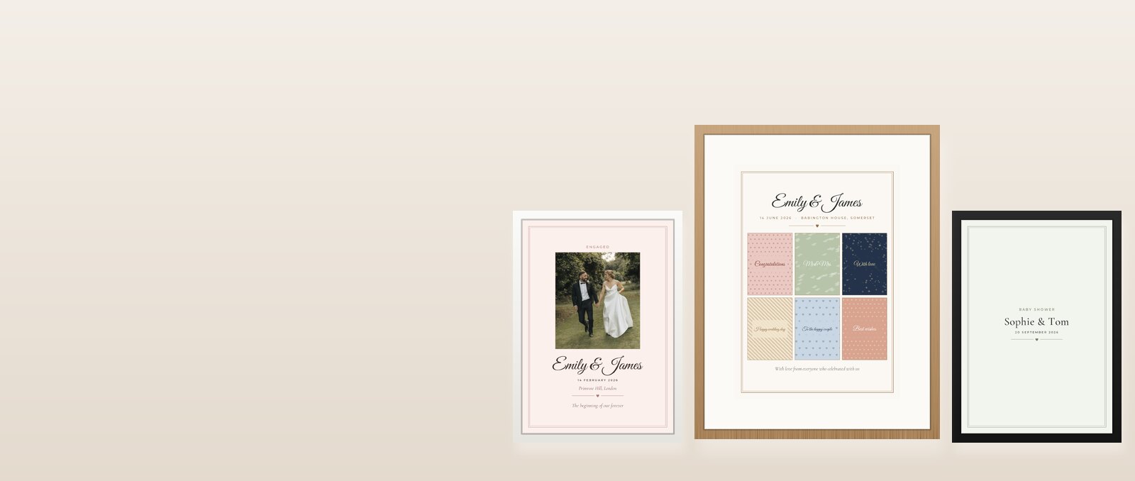 FONDLORE banner – wedding-cards